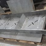 Strenx 700 used for self jigging base frame prior to welding