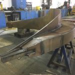 Welding in the fab shop
