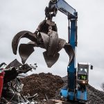 Handling steel scrap