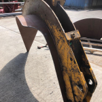 The perfect fit – petal being aligned to the original grabs arms one the worn plates have been removed