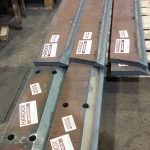 New Hardox wear parts front grab edges. Left & Right hand side edges